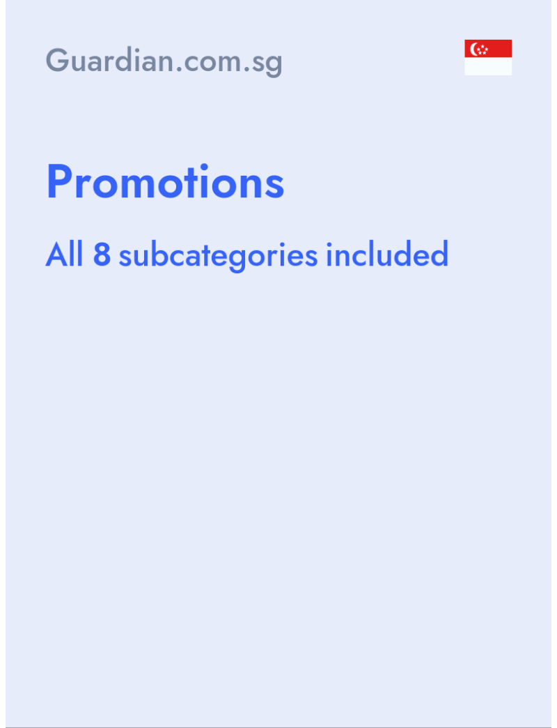 Promotions - Guardian.com.sg - Singapore