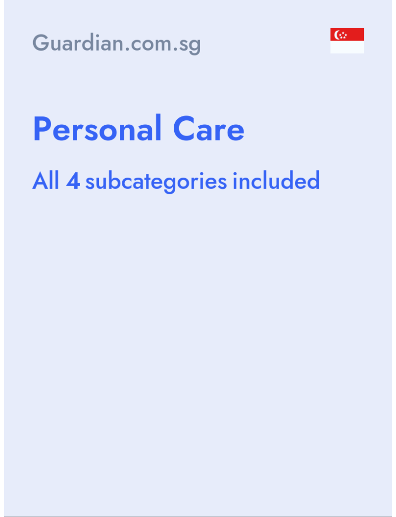 Personal Care - Guardian.com.sg - Singapore