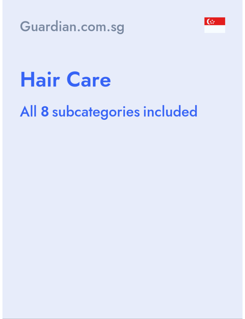Hair Care - Guardian.com.sg - Singapore