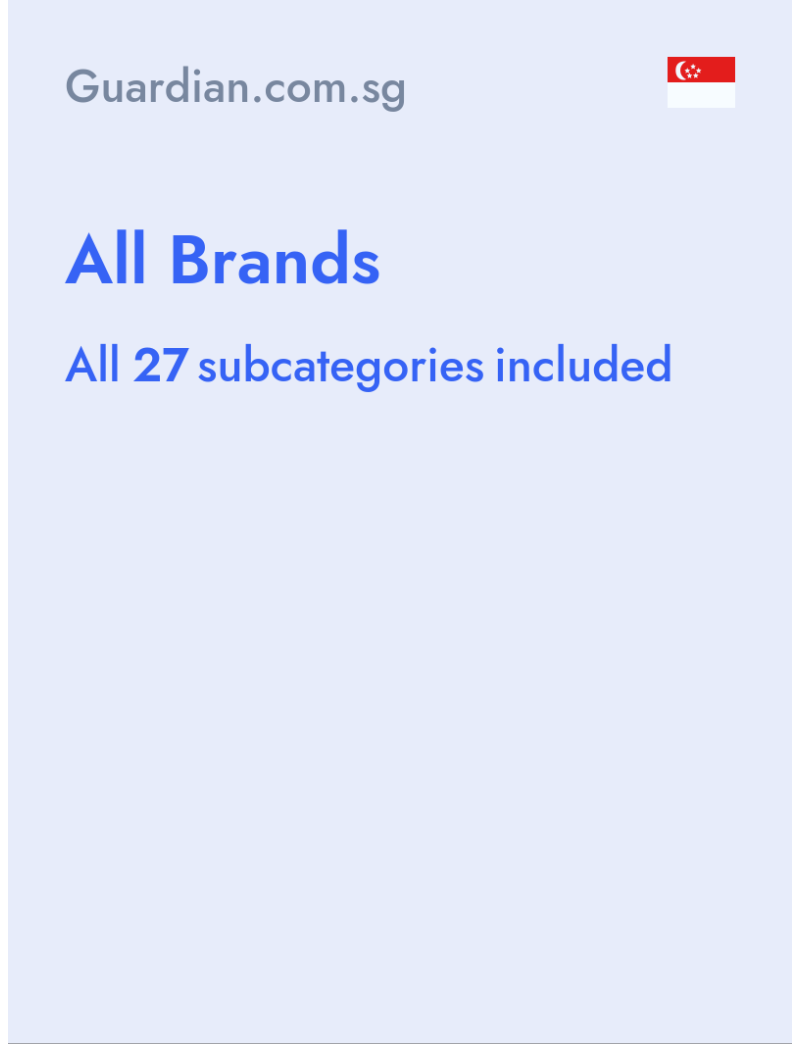 All Brands - Guardian.com.sg - Singapore