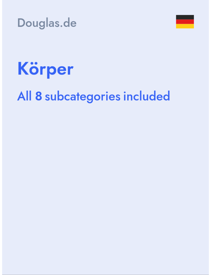 Körper - Douglas.de - Germany