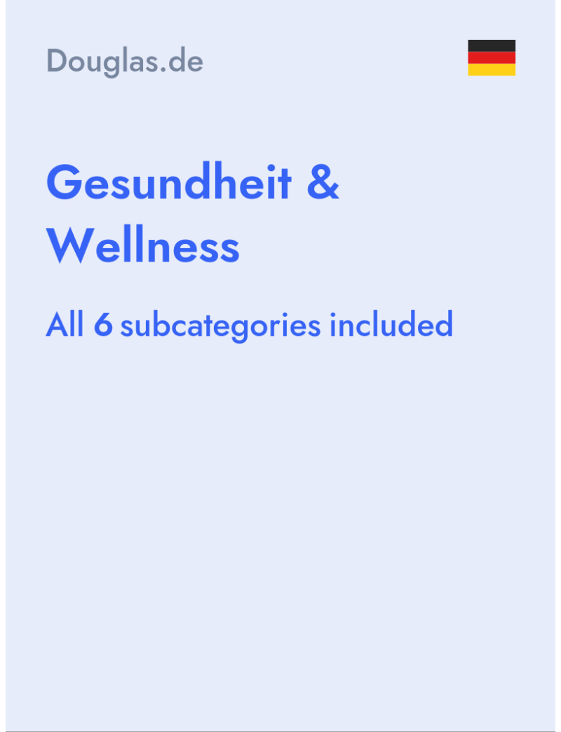 Gesundheit & Wellness - Douglas.de - Germany