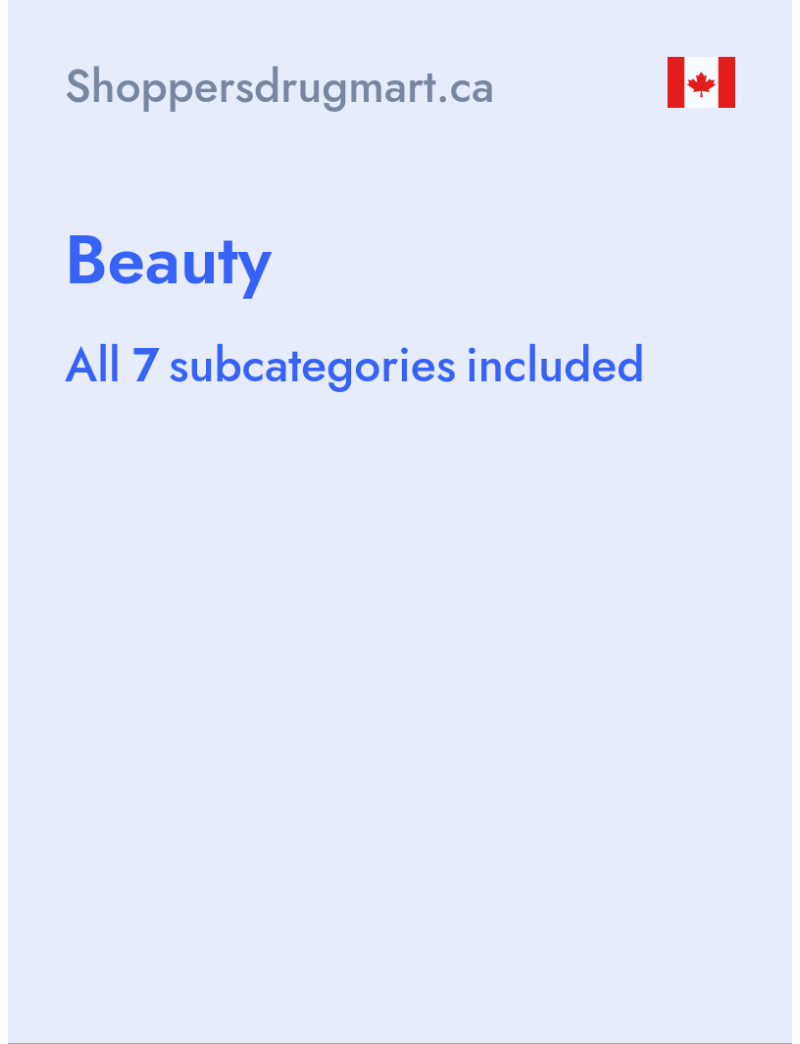 Beauty -Shoppersdrugmart.ca - Canada