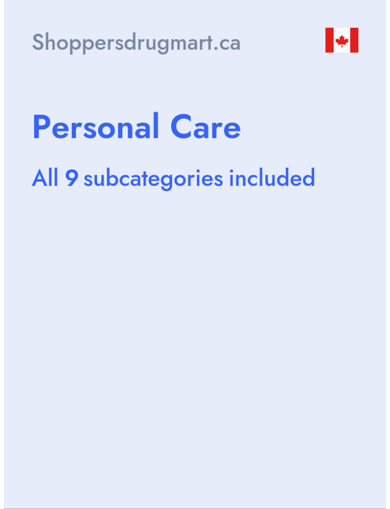Personal Care -Shoppersdrugmart.ca - Canada
