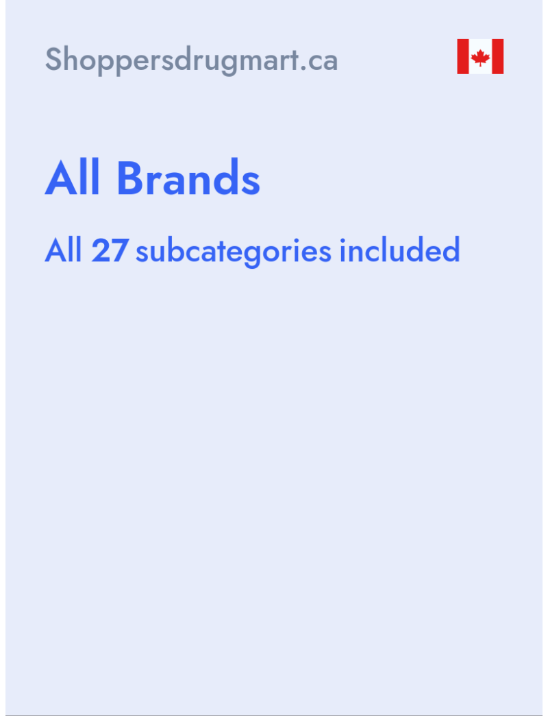 All Brands -Shoppersdrugmart.ca - Canada