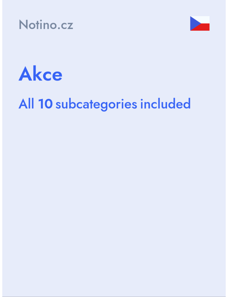 Akce - Notino.cz - Czech Republic