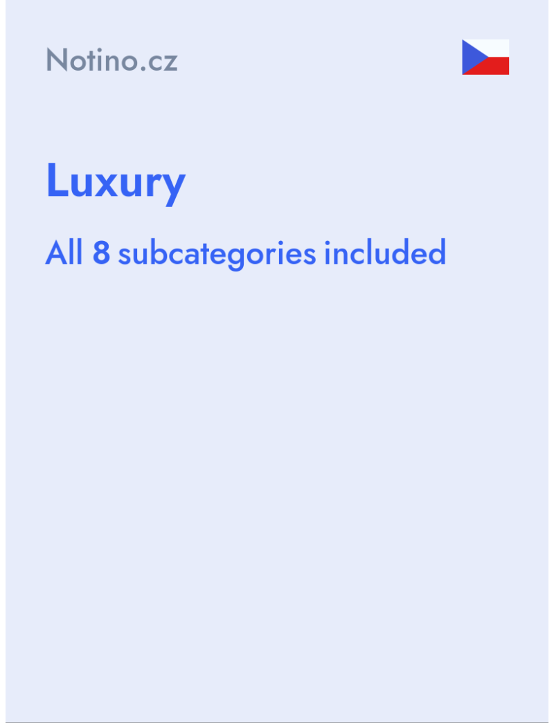 Luxury - Notino.cz - Czech Republic