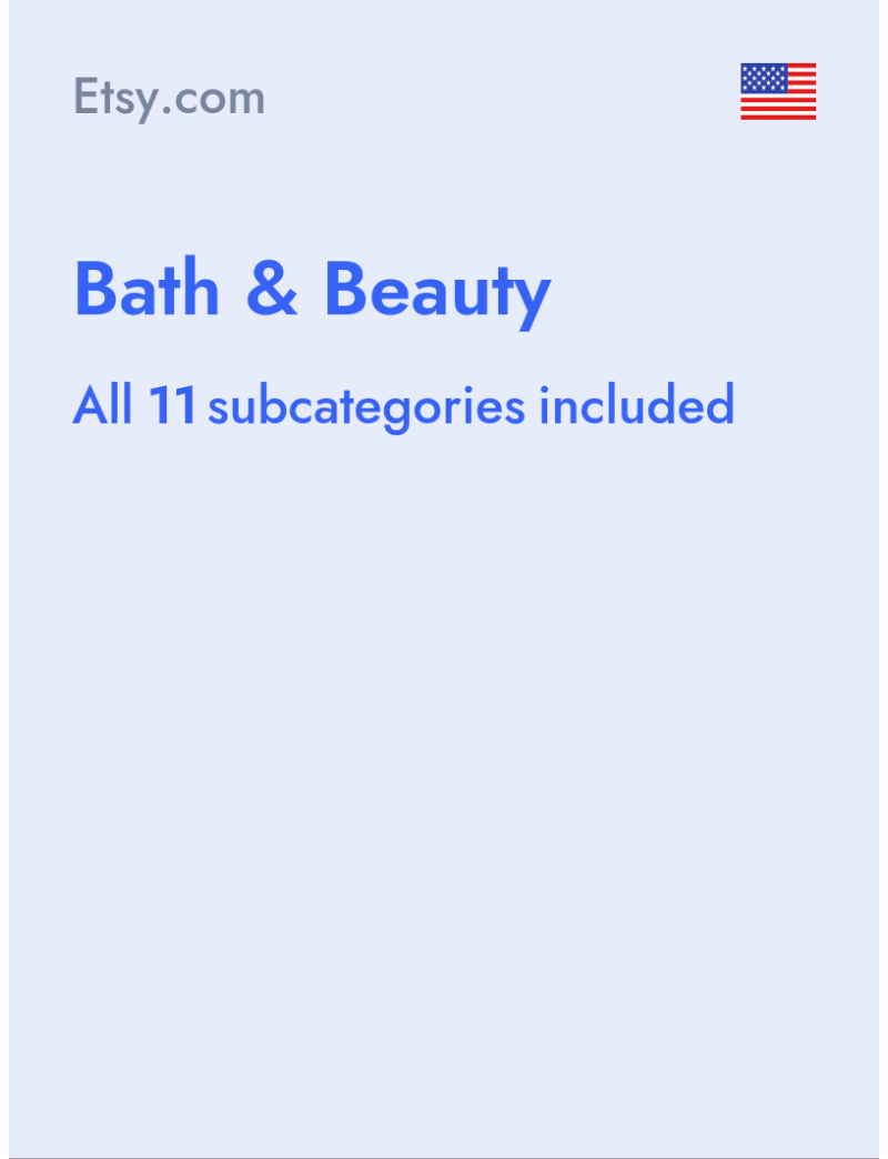 Bath & Beauty - Etsy.com - USA