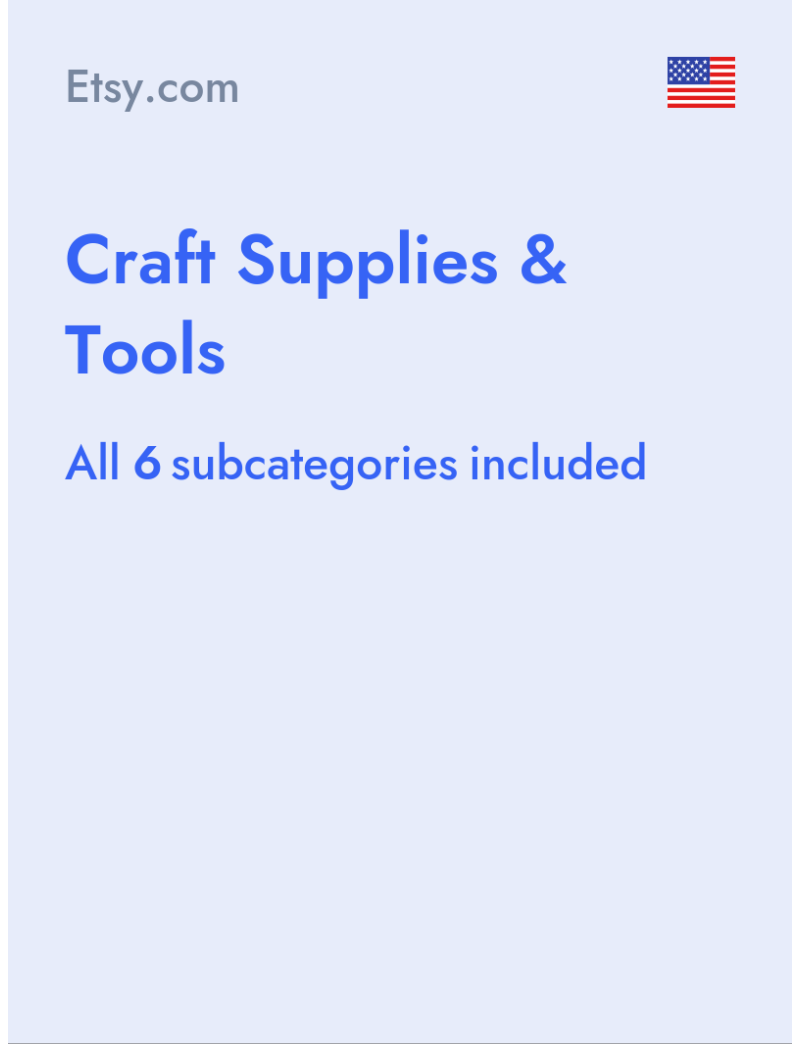 Craft Supplies & Tools - Etsy.com - USA