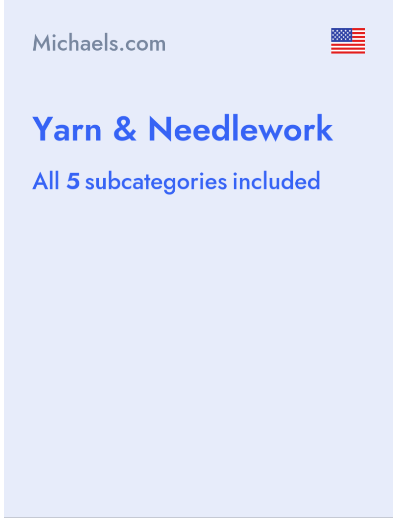 Yarn & Needlework - Michaels.com - USA