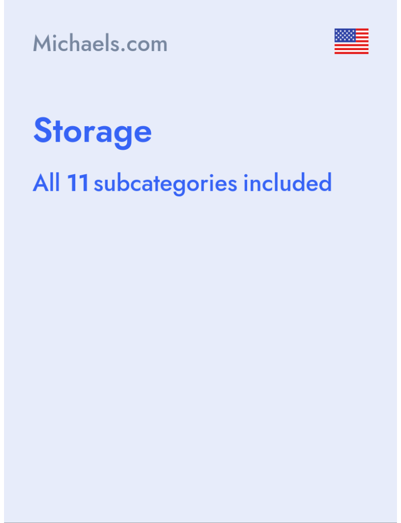 Storage - Michaels.com - USA