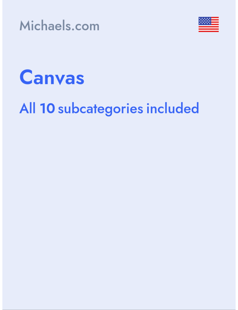 Canvas - Michaels.com - USA
