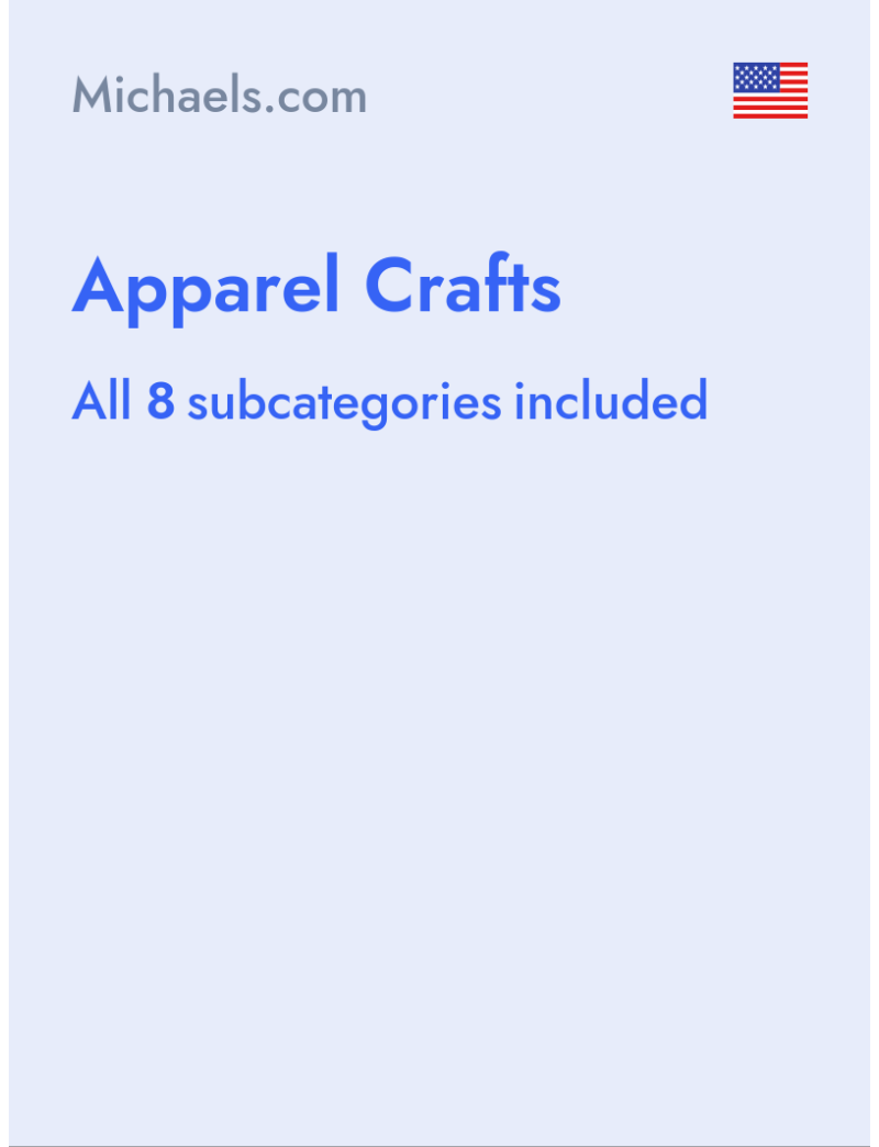 Apparel Crafts - Michaels.com - USA