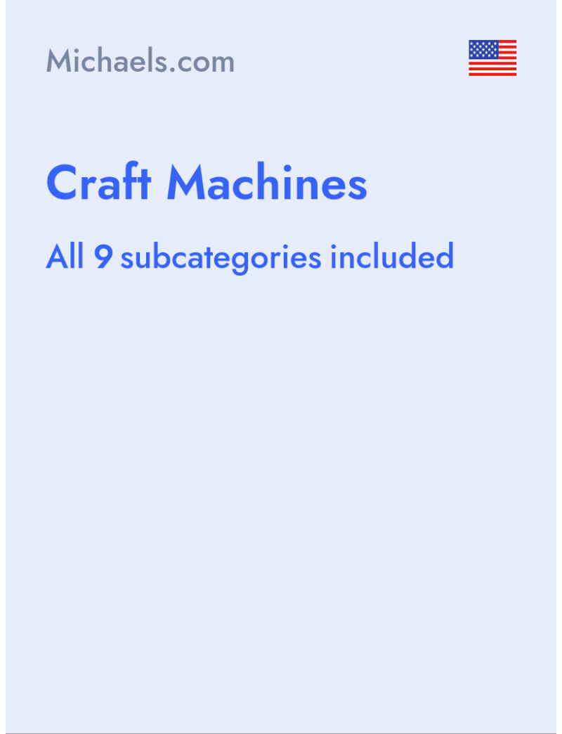 Craft Machines - Michaels.com - USA