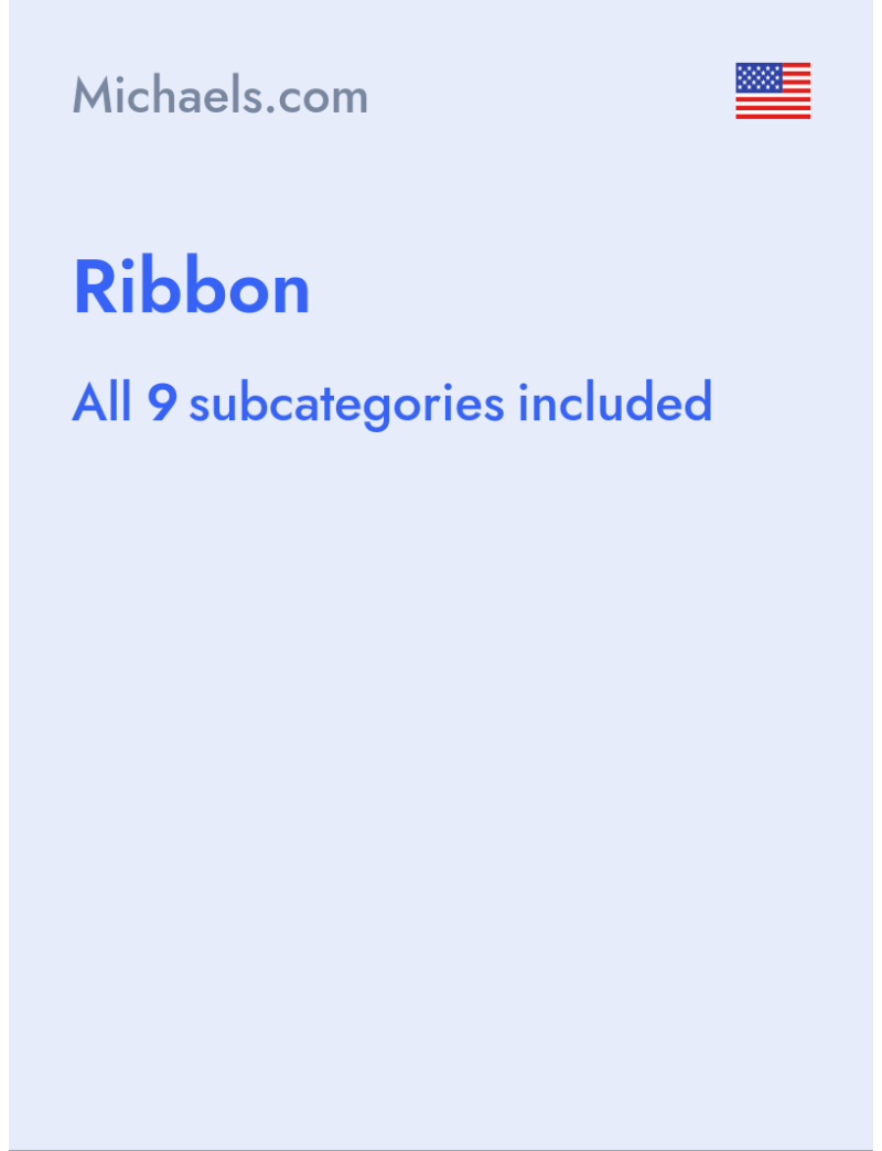 Ribbon - Michaels.com - USA