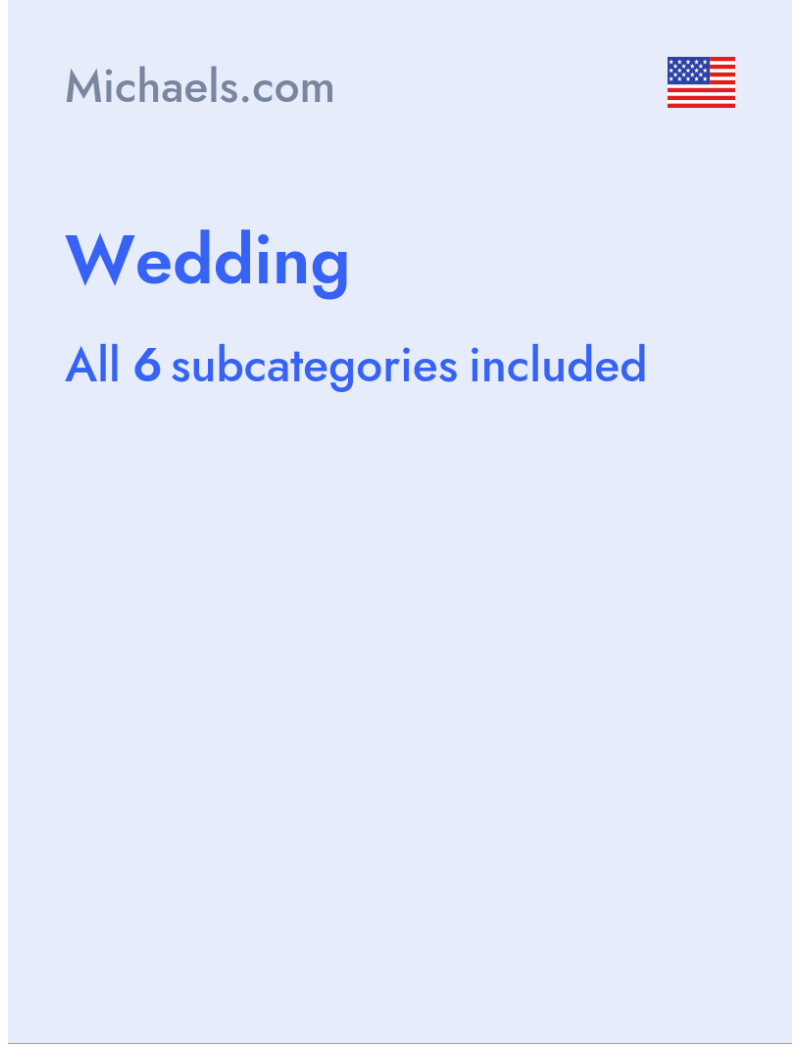 Wedding - Michaels.com - USA