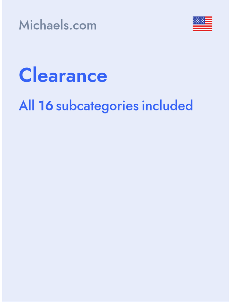 Clearance - Michaels.com - USA