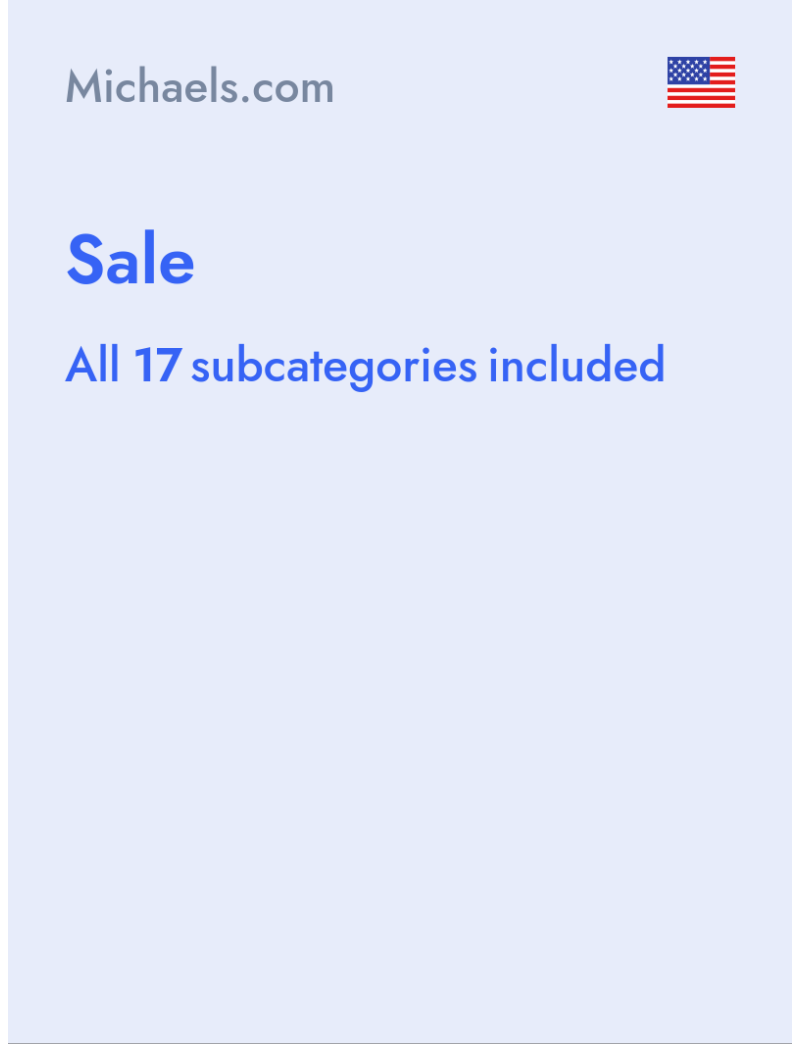 Sale - Michaels.com - USA