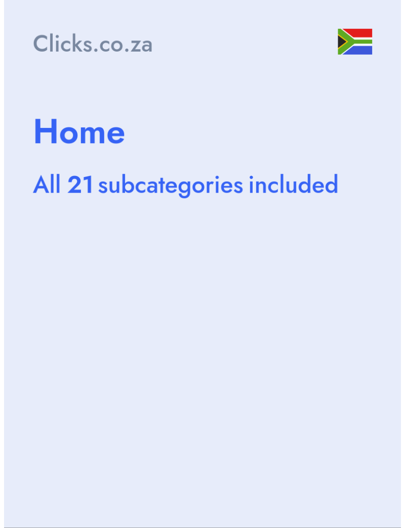 Home - Clicks.co.za - South Africa
