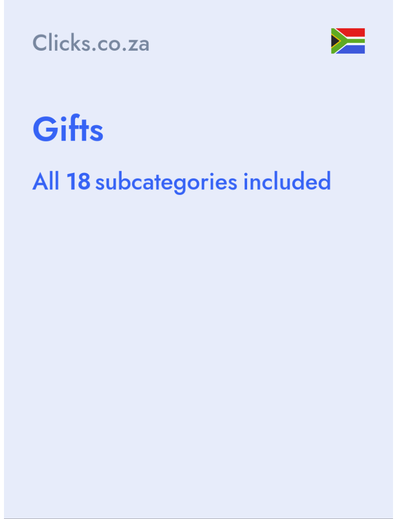 Gifts  - Clicks.co.za - South Africa