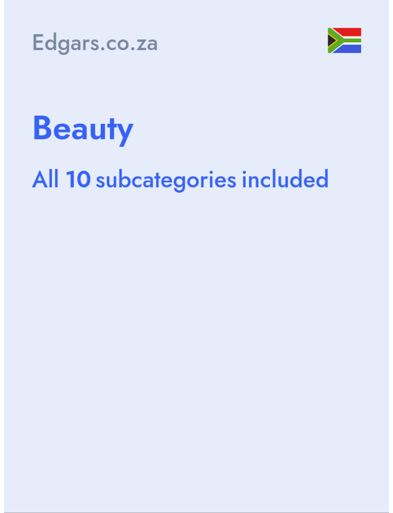 Beauty - Edgars.co.za - South Africa