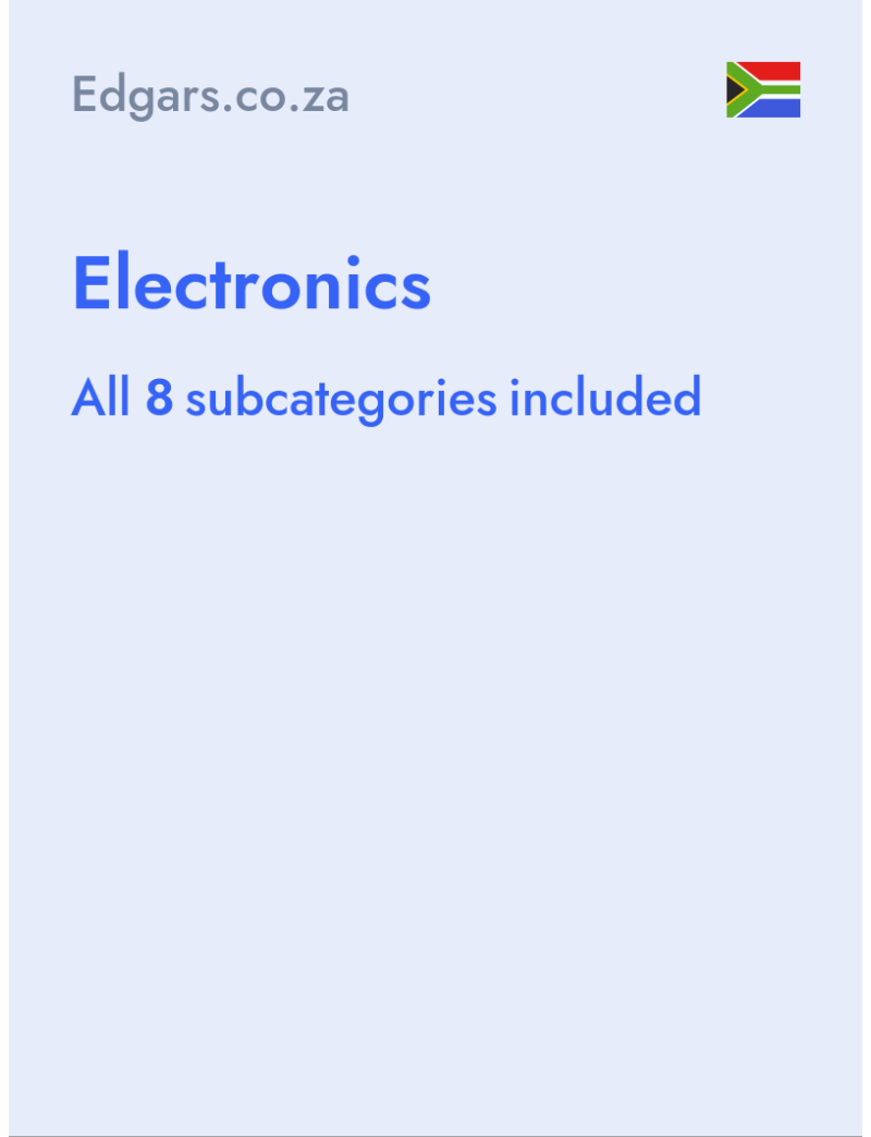 Electronics - Edgars.co.za - South Africa