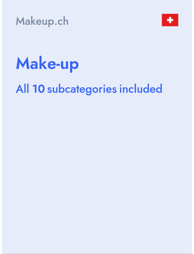Make-up - Makeup.ch - Switzerland