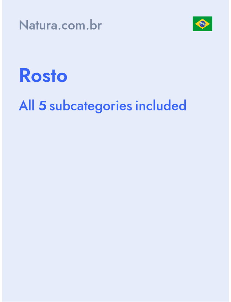 Rosto - Natura.com.br - Brazil