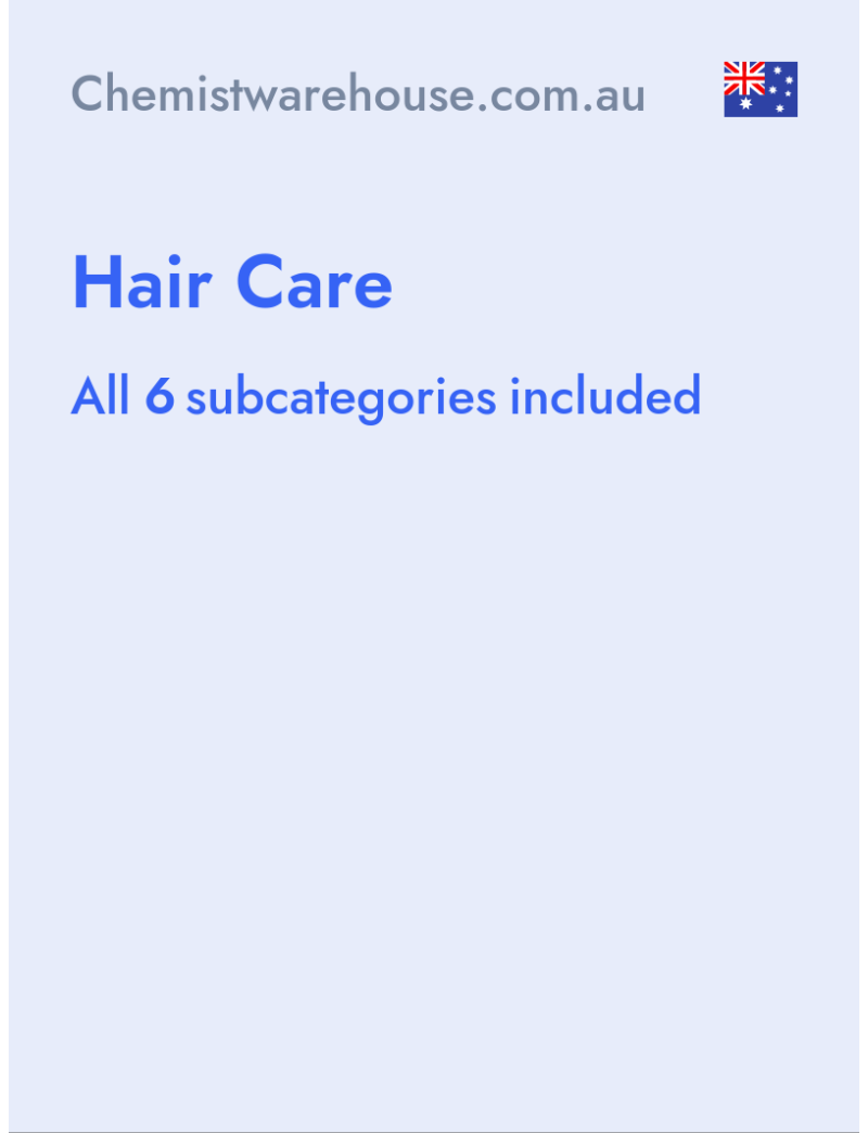 Hair Care - Chemistwarehouse.com.au - Australia