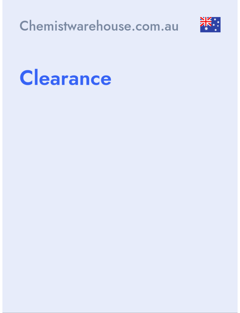 Clearance - Chemistwarehouse.com.au - Australia