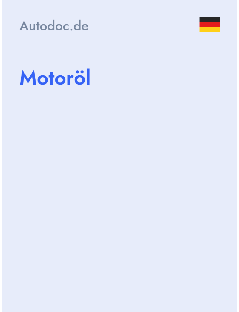 Motoröl - Autodoc.de - Germany