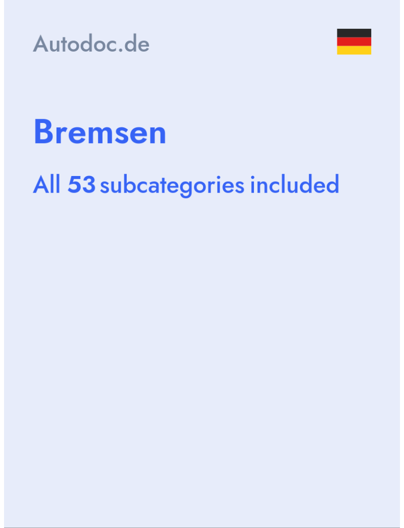 Bremsen - Autodoc.de - Germany