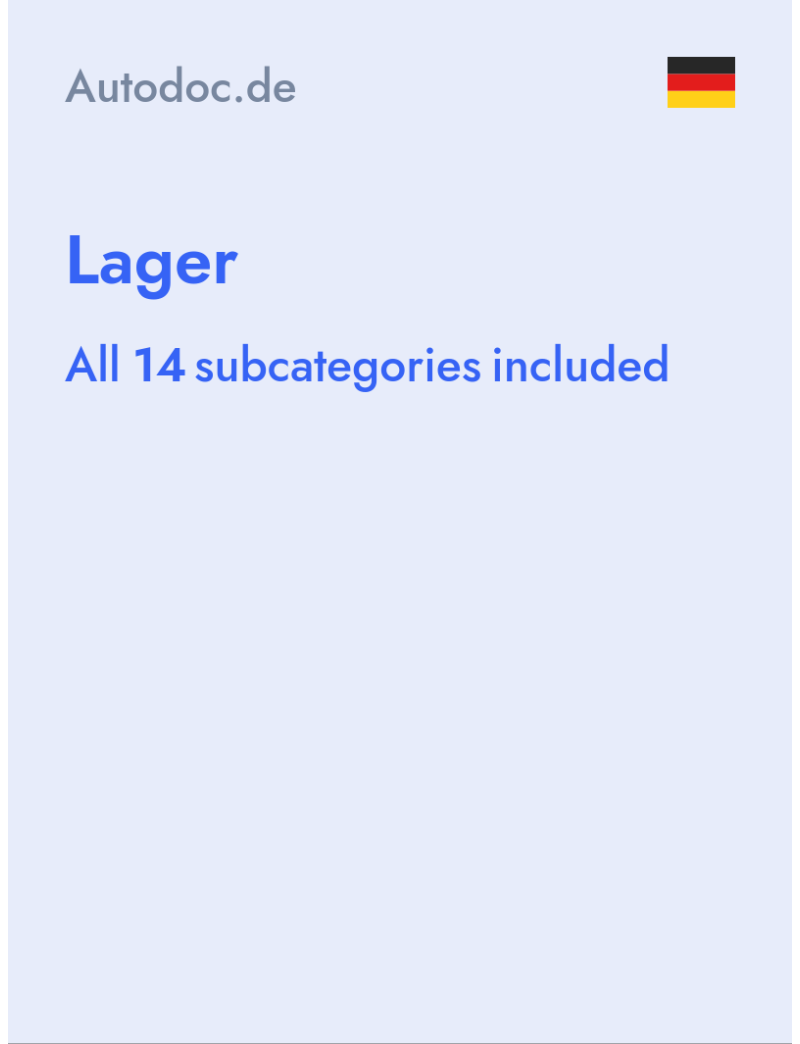Lager - Autodoc.de - Germany