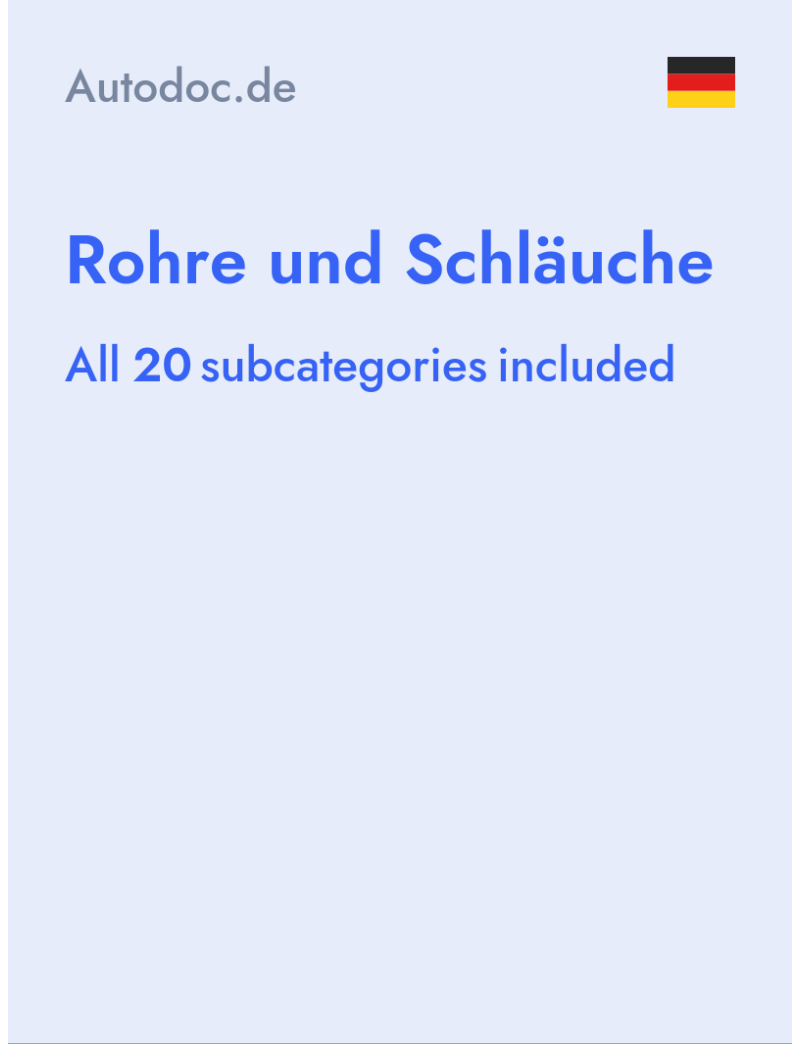 Rohre und Schläuche - Autodoc.de - Germany