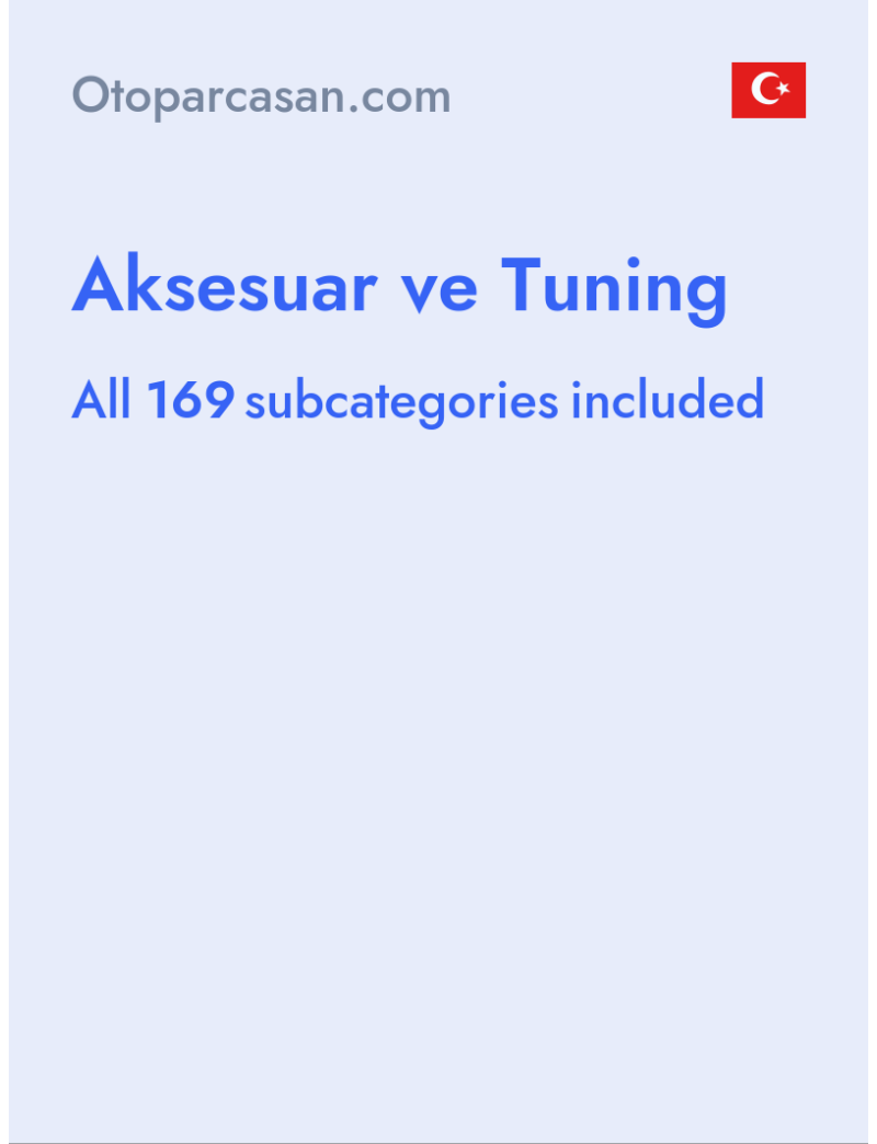 Aksesuar ve Tuning - Otoparcasan.com - Turkey