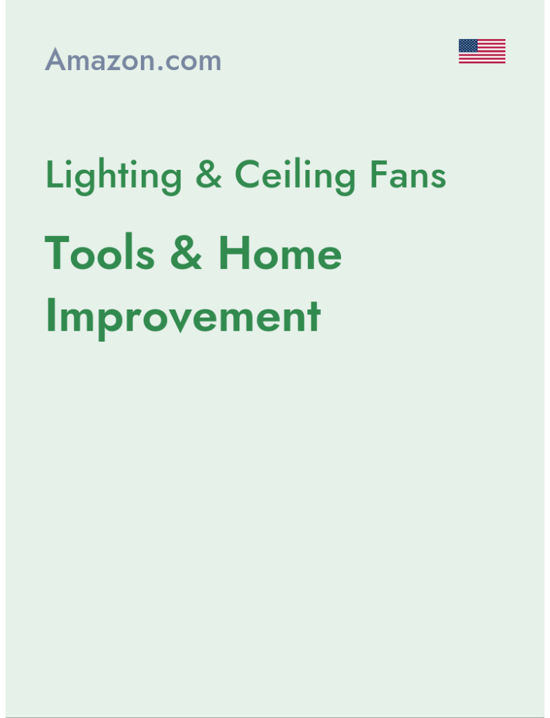 Lighting & Ceiling Fans (Tools & Home Improvement) - amazon.com - USA
