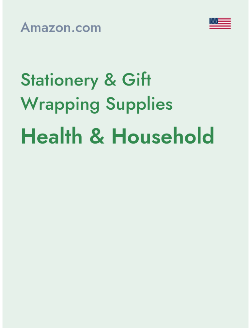 Stationery & Gift Wrapping Supplies (Health & Household) - amazon.com - USA