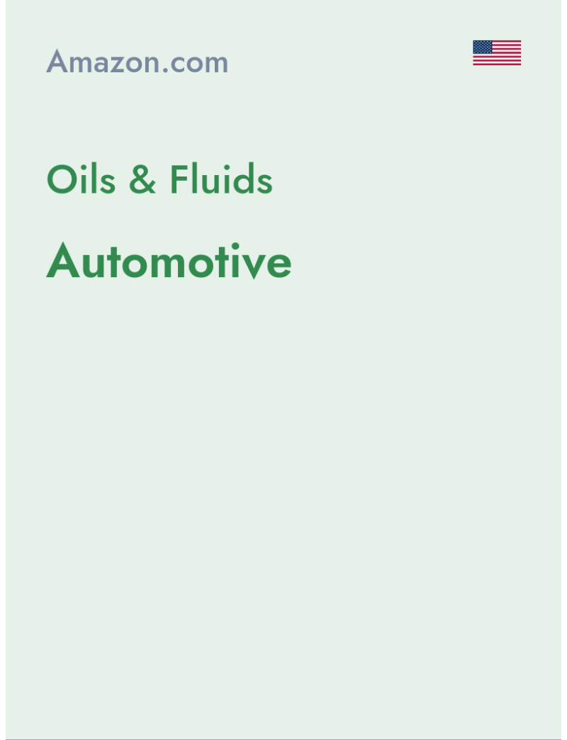 Oils & Fluids (Automotive) - amazon.com - USA