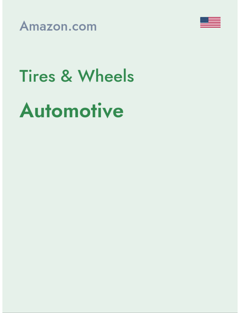 Tires & Wheels (Automotive) - amazon.com - USA