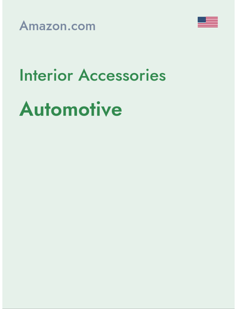 Interior Accessories (Automotive) - amazon.com - USA