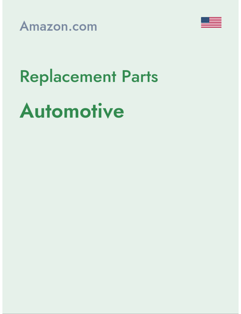 Replacement Parts (Automotive) - amazon.com - USA