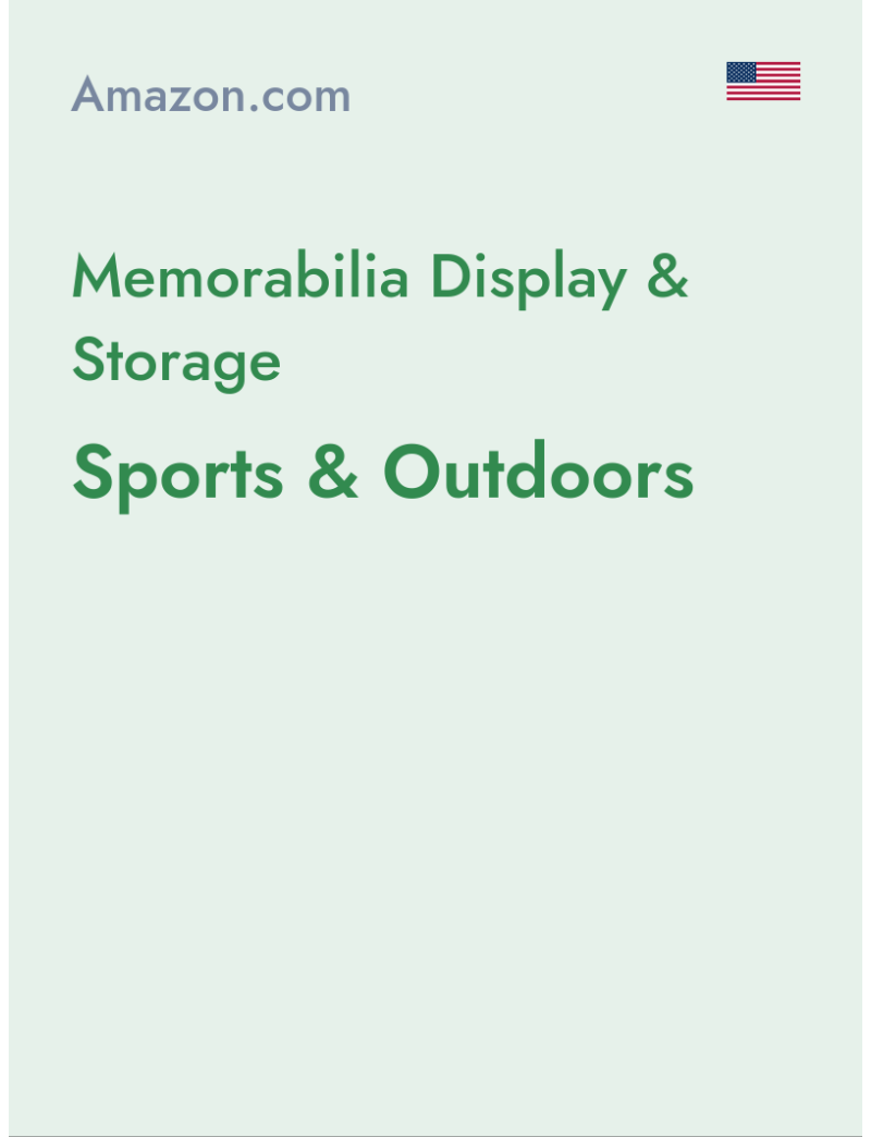 Memorabilia Display & Storage (Sports & Outdoors) - amazon.com - USA