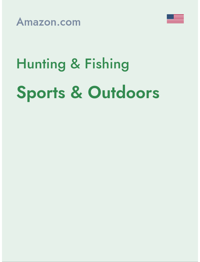 Hunting & Fishing (Sports & Outdoors) - amazon.com - USA