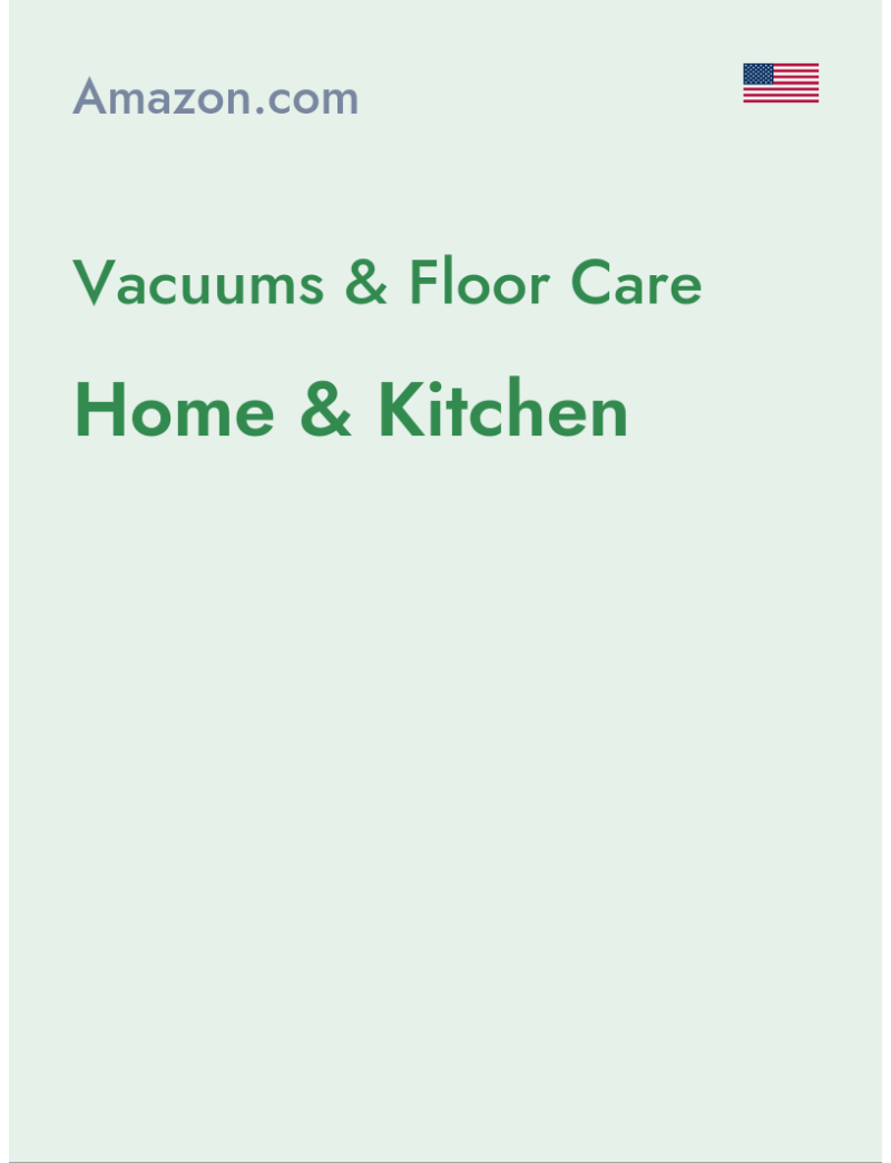 Vacuums & Floor Care (Home & Kitchen) - amazon.com - USA