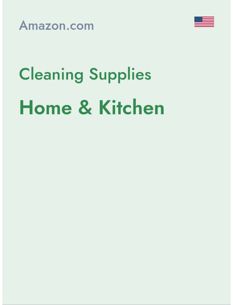 Cleaning Supplies (Home & Kitchen) - amazon.com - USA