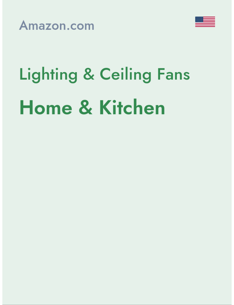 Lighting & Ceiling Fans (Home & Kitchen) - amazon.com - USA