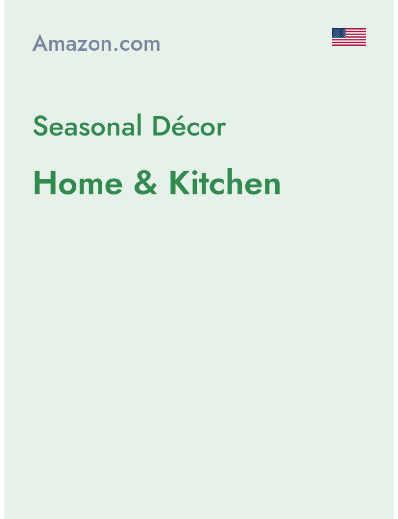 Seasonal Décor (Home & Kitchen) - amazon.com - USA