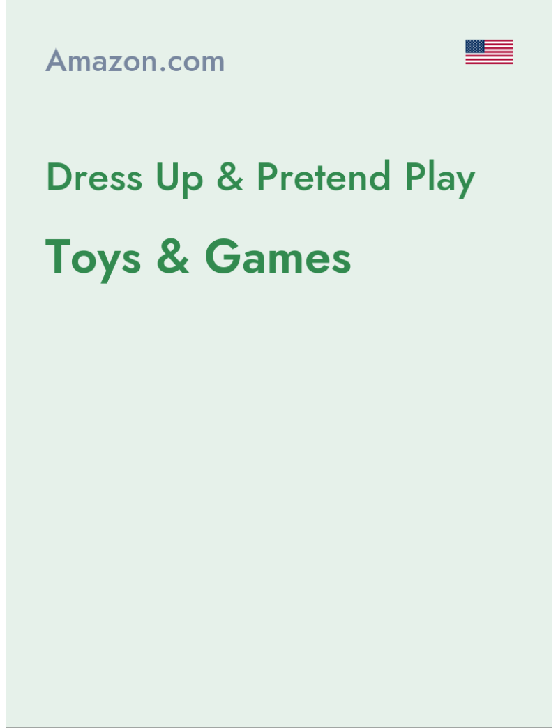 Dress Up & Pretend Play (Toys & Games) - amazon.com - USA