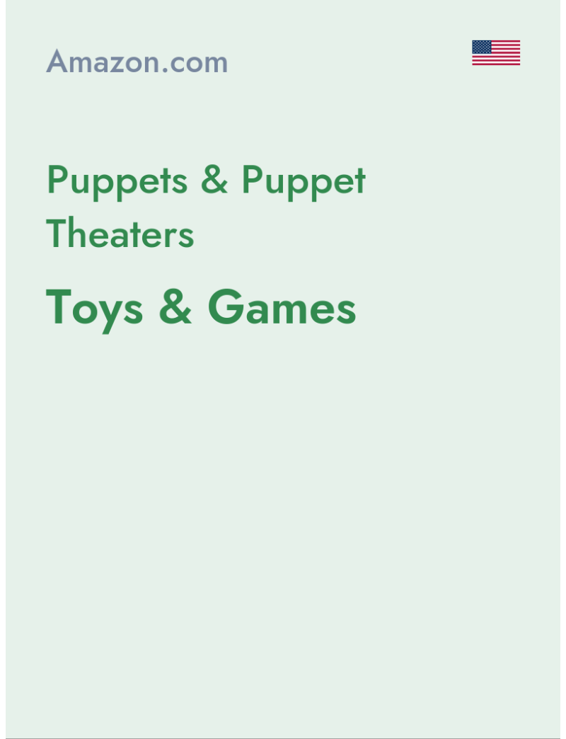 Puppets & Puppet Theaters (Toys & Games) - amazon.com - USA
