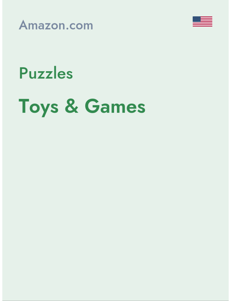 Puzzles (Toys & Games) - amazon.com - USA